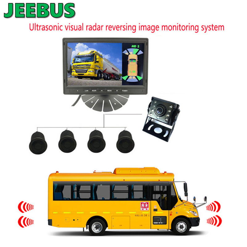 Ultrazvukový digitální vizuální radarový monitorovací systém parkovacího senzoru pro autobus