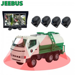 Večeře HD 3D auto 360stupňový monitorovací systém Surround Bird View 4 * 180stupňová kamera pro bezpečnostní pomoc při řízení nákladních vozidel